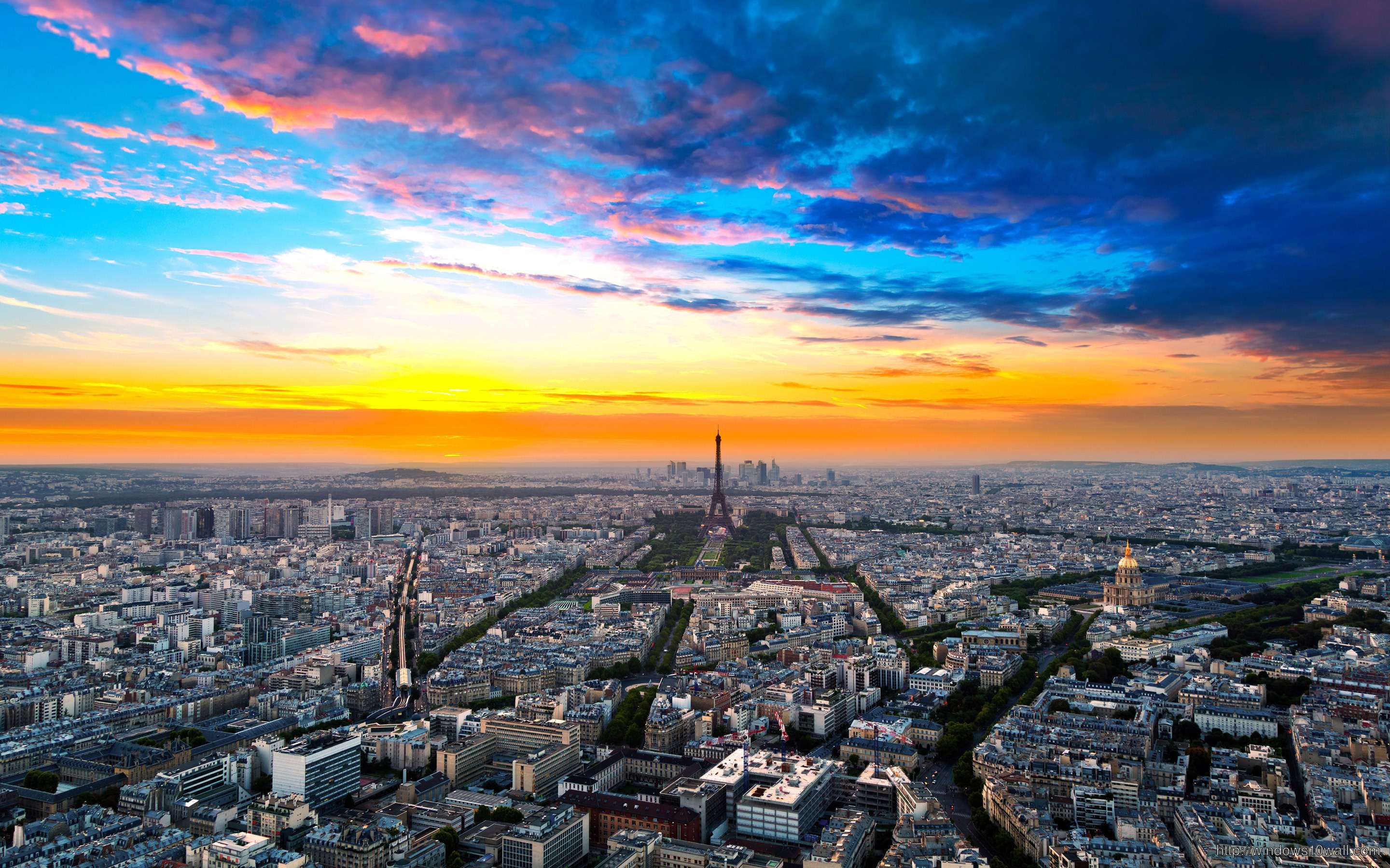 Torre Eiffel tramonto Parigi, 2880x1800 2K+, MacBook Pro