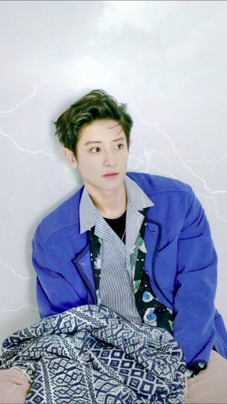 Park Chanyeol EXO giacca blu, K-pop, 750x1334 Full HD Verticale, iPhone