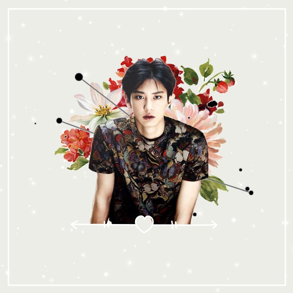 Ragazzo con fiori collage, 1024x1024 HD, Desktop