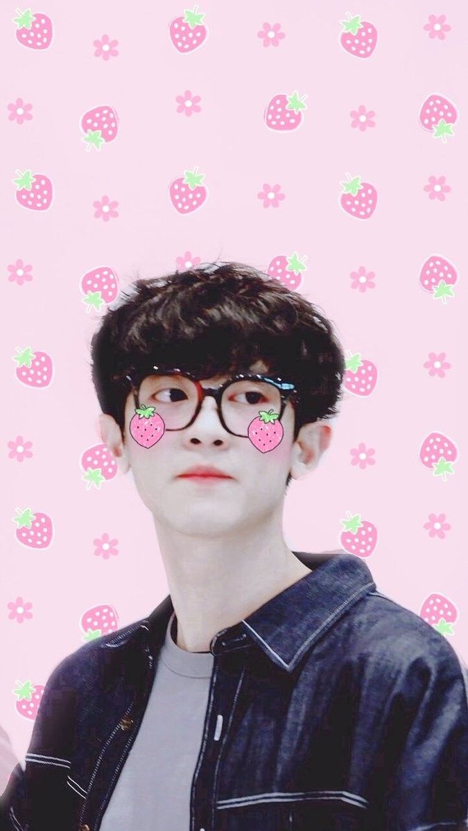 Park Chanyeol EXO occhiali fragole, 675x1199 Verticale, Mobile