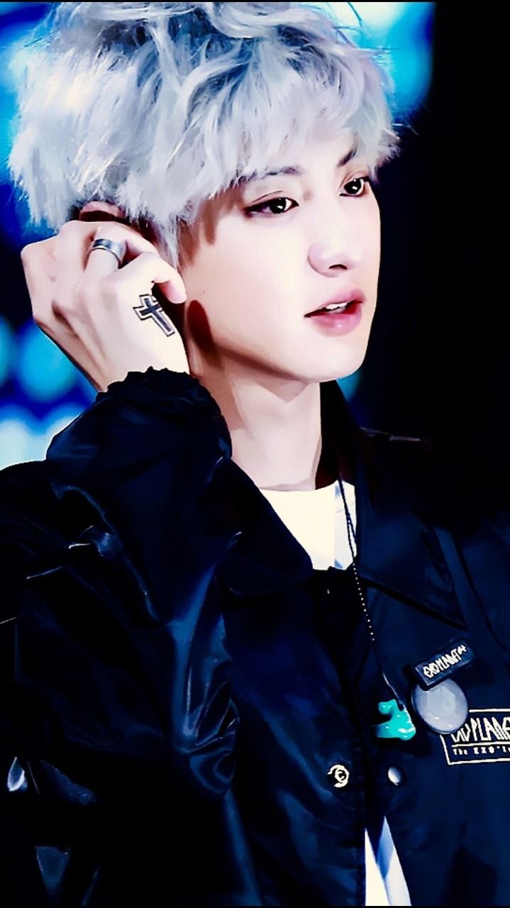 Park Chanyeol EXO capelli argento, 719x1280 Full HD Verticale, Smartphone