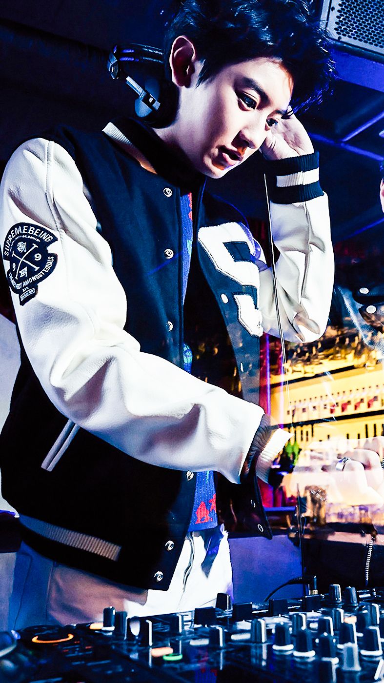 Park Chanyeol EXO DJ set, 787x1400 Full HD Verticale, iPhone