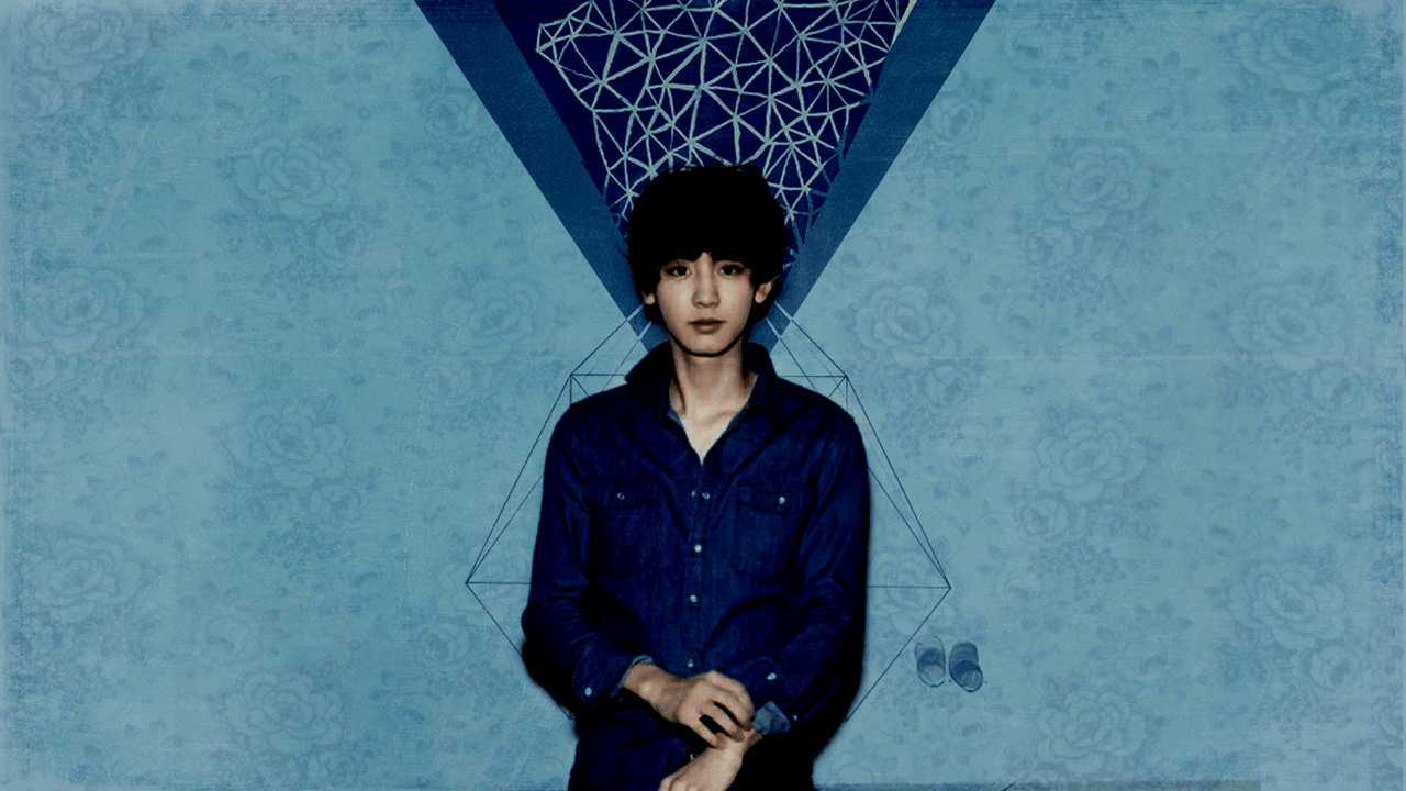 Park Chanyeol EXO triangolo blu, 1280x720 HD, Desktop