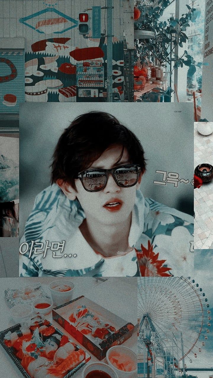 Park Chanyeol EXO collage, 720x1280 Full HD Verticale, iPhone
