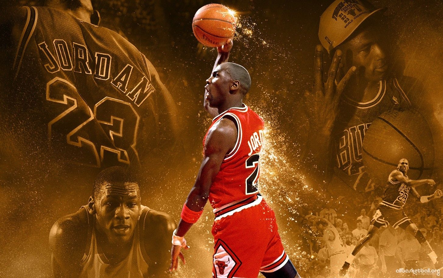 Michael Jordan Bulls basket, 1455x913 HD, ROG Asus Laptop
