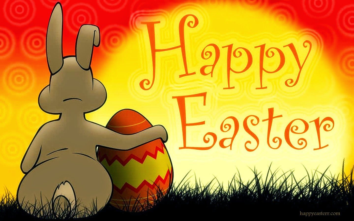 Coniglio con uovo di Pasqua, 1440x900 720p, Laptop
