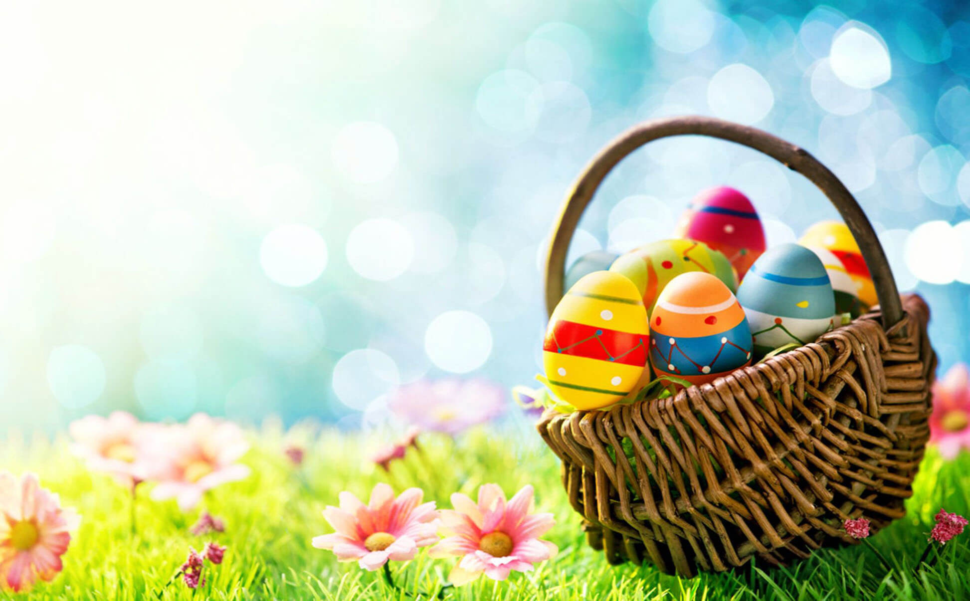 Cesto uova colorate Pasqua, 1945x1206 Full HD+ WUXGA, PC