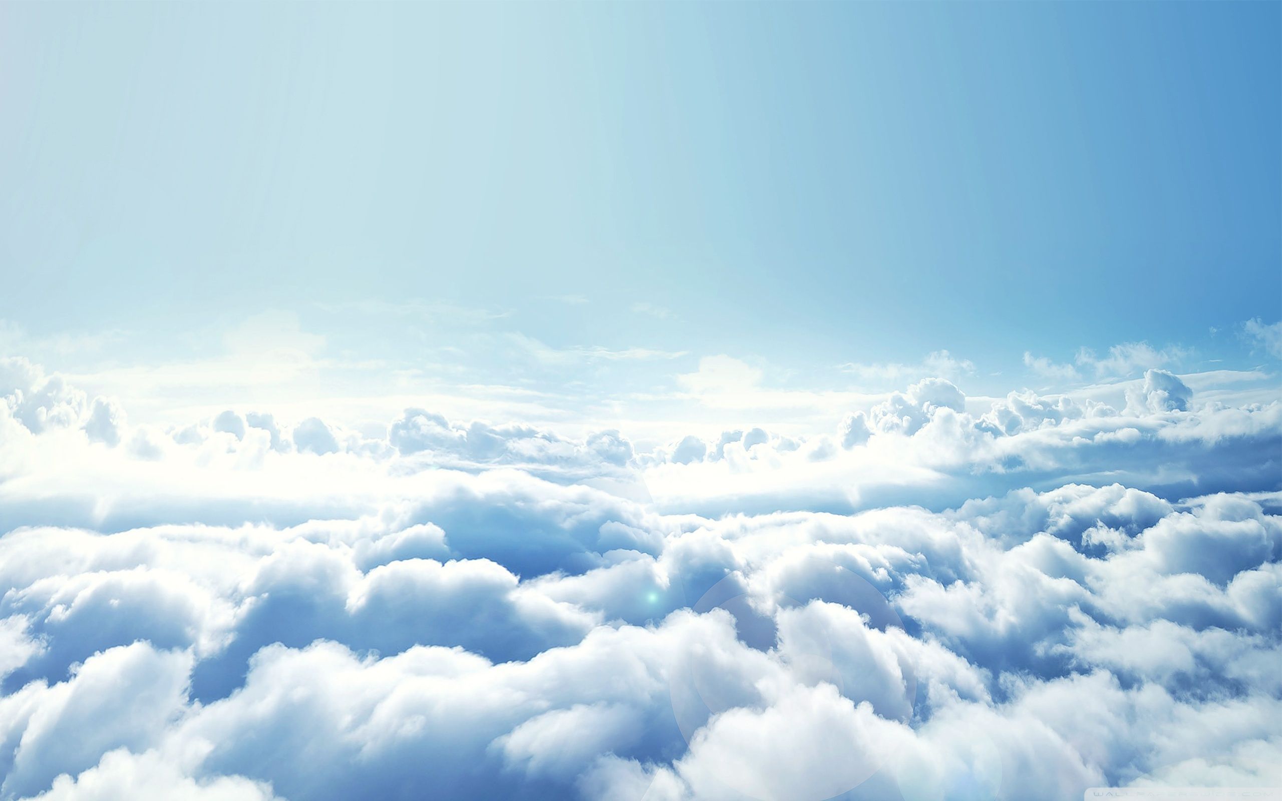 Nuvole bianche cielo azzurro, 2560x1600 WQXGA, PC