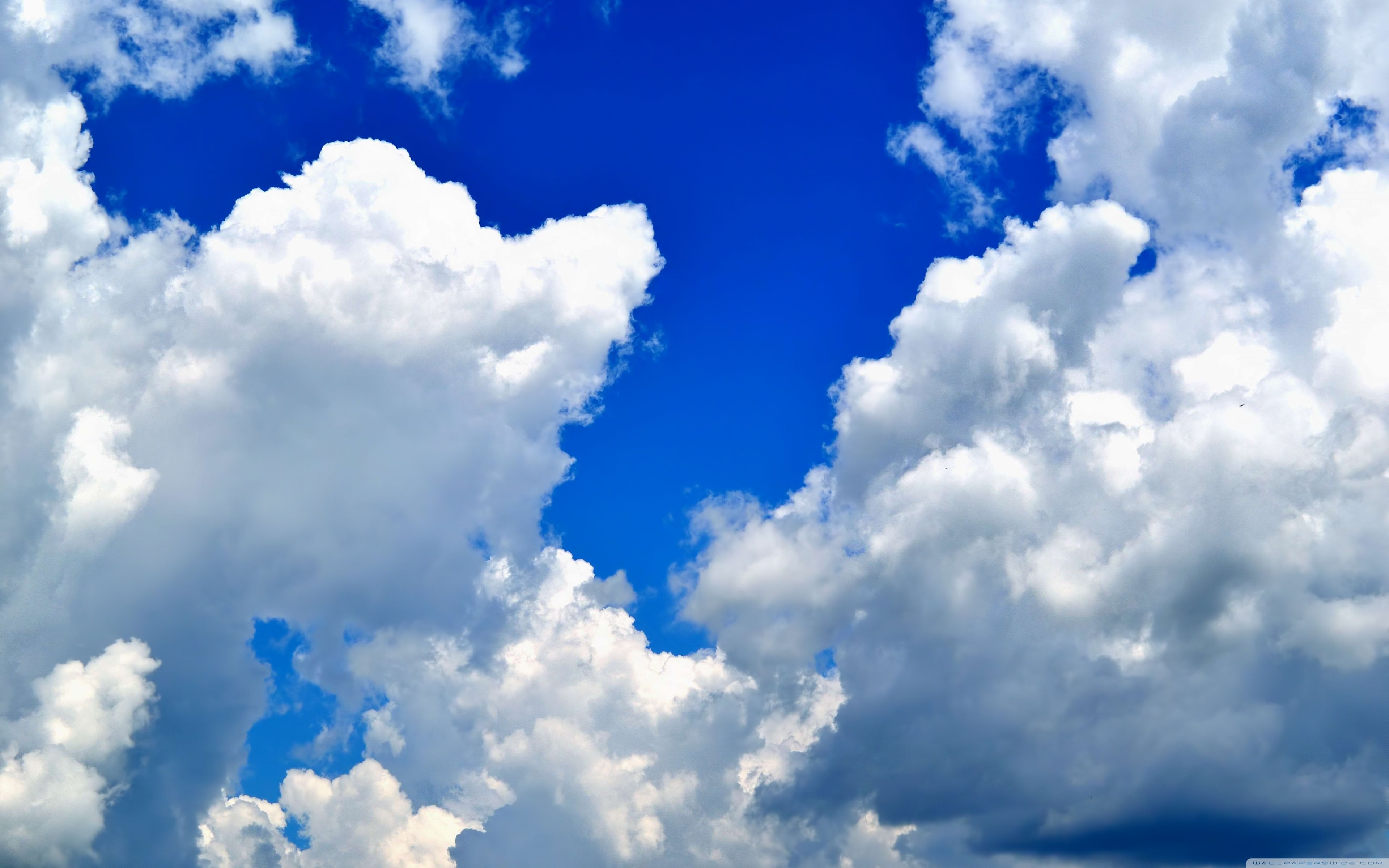Nuvole bianche cielo blu, 3840x2400 4K Ultra HD, Desktop