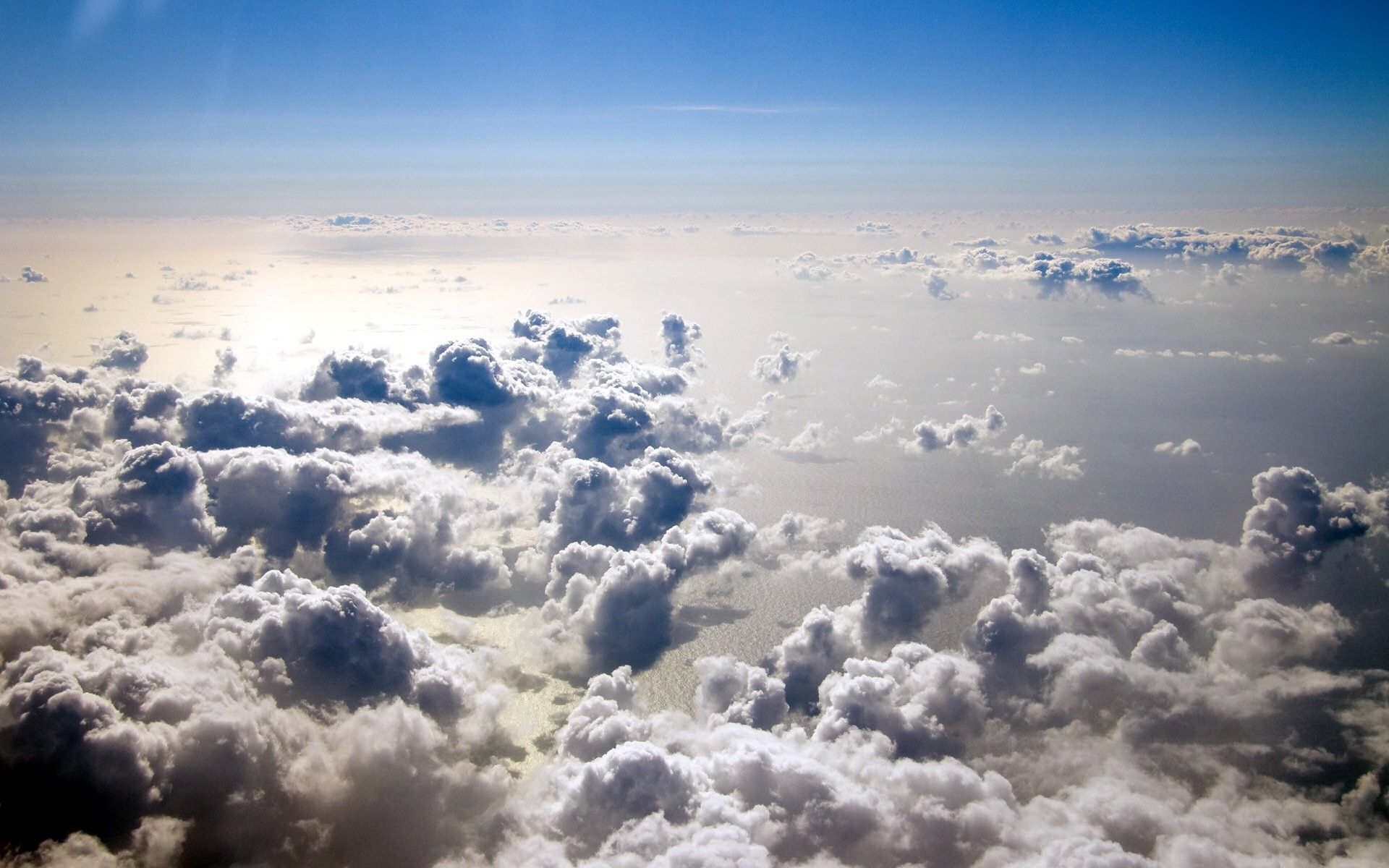 Nuvole vista aerea cielo, 1920x1200 WUXGA, PC