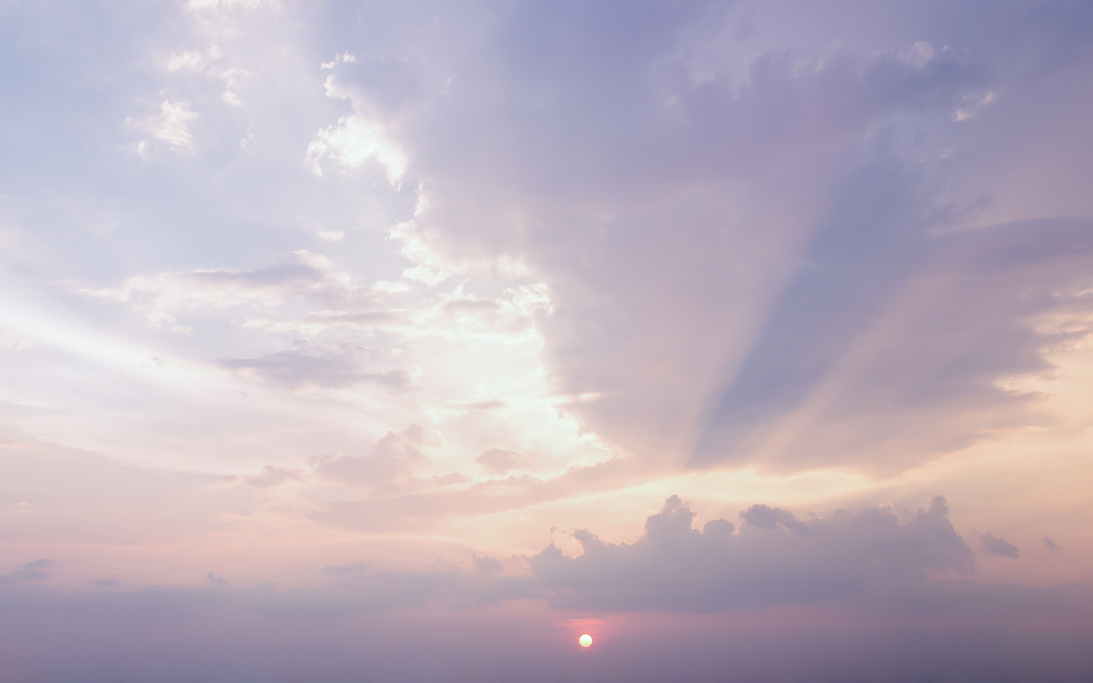 Cielo con nuvole al tramonto, 3500x2187 WQXGA, Desktop