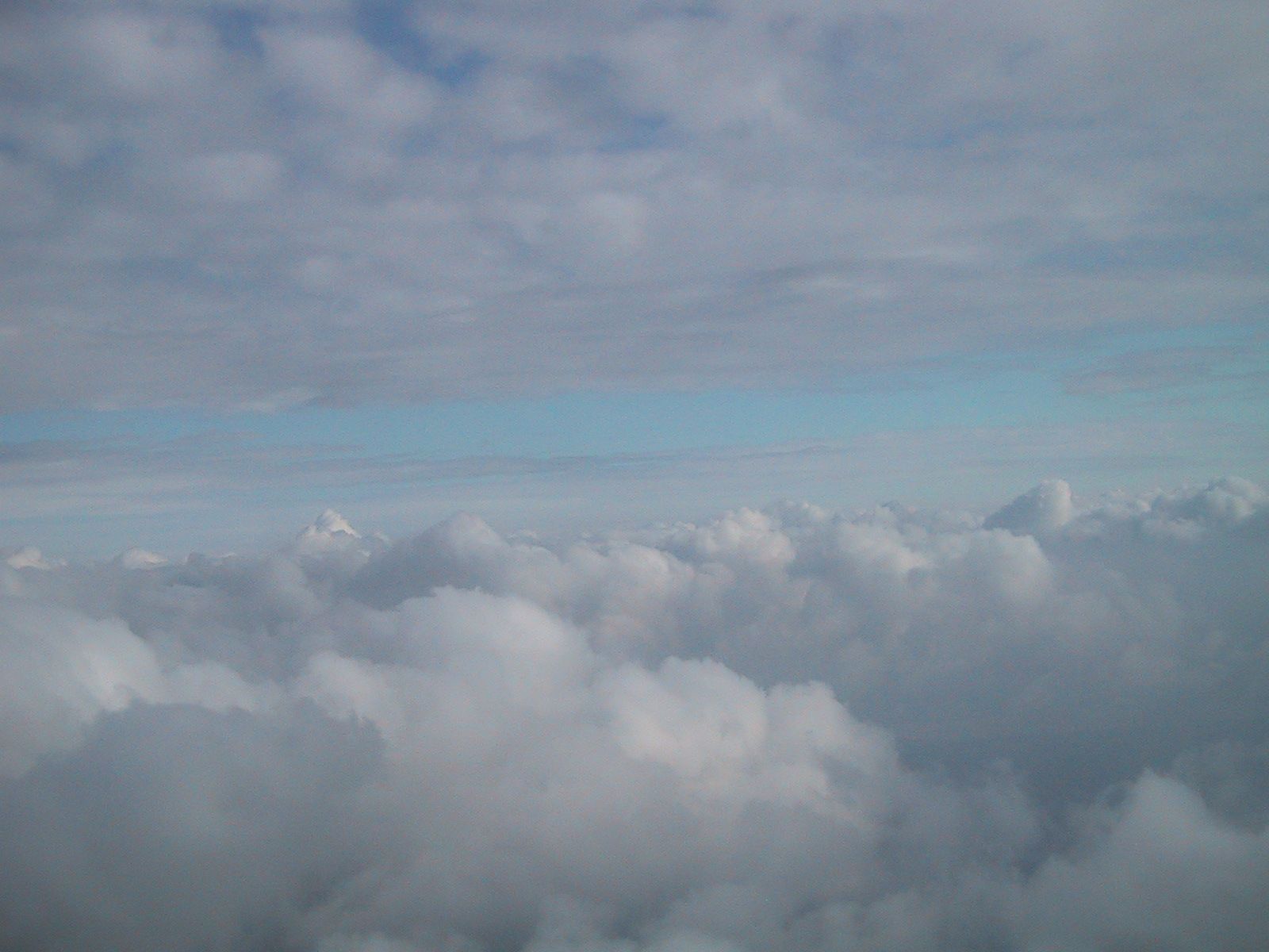 Nuvole bianche cielo azzurro, 1600x1200 HD, PC