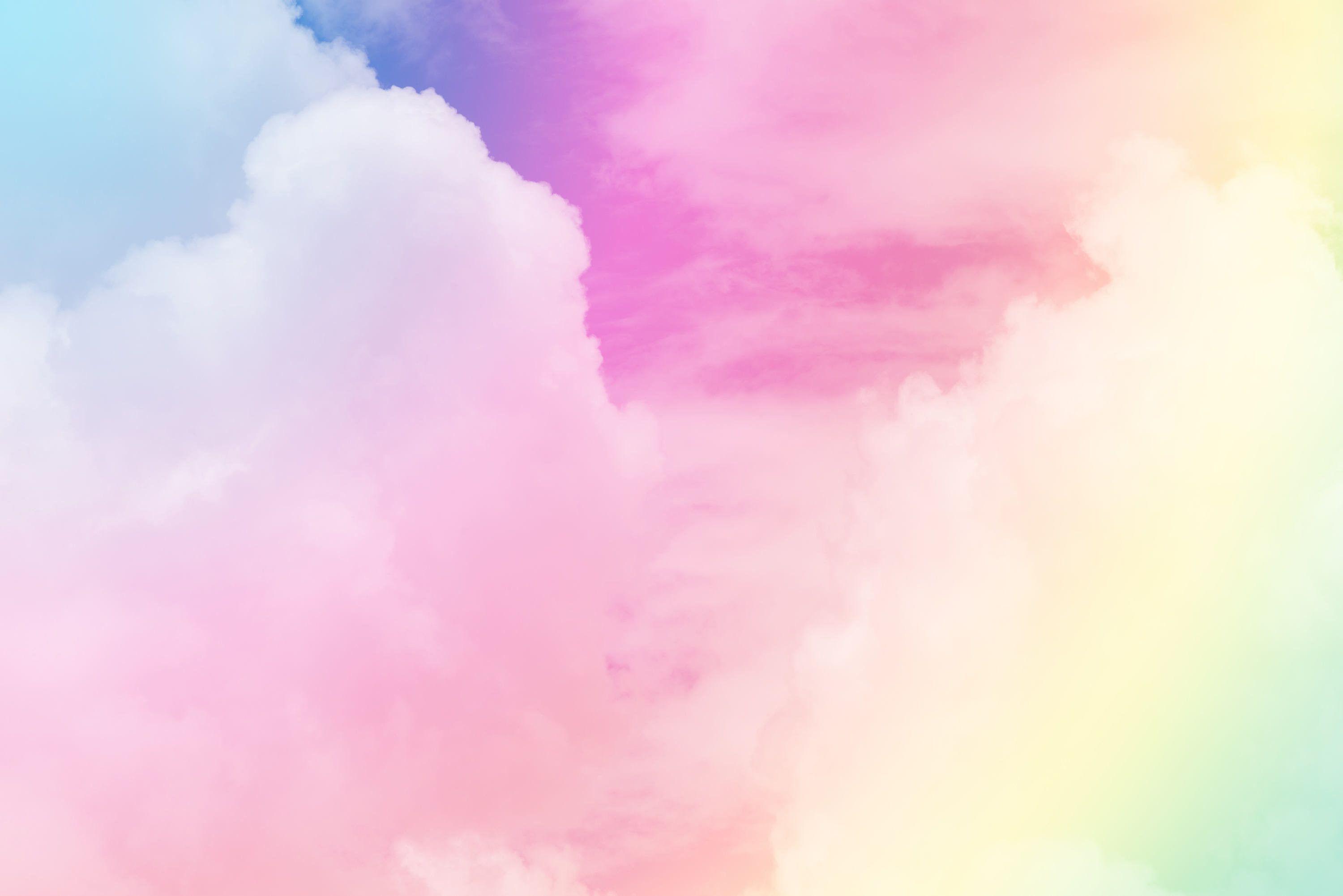 Nuvole arcobaleno pastello, 3000x2003 WQXGA, Monitor Gaming