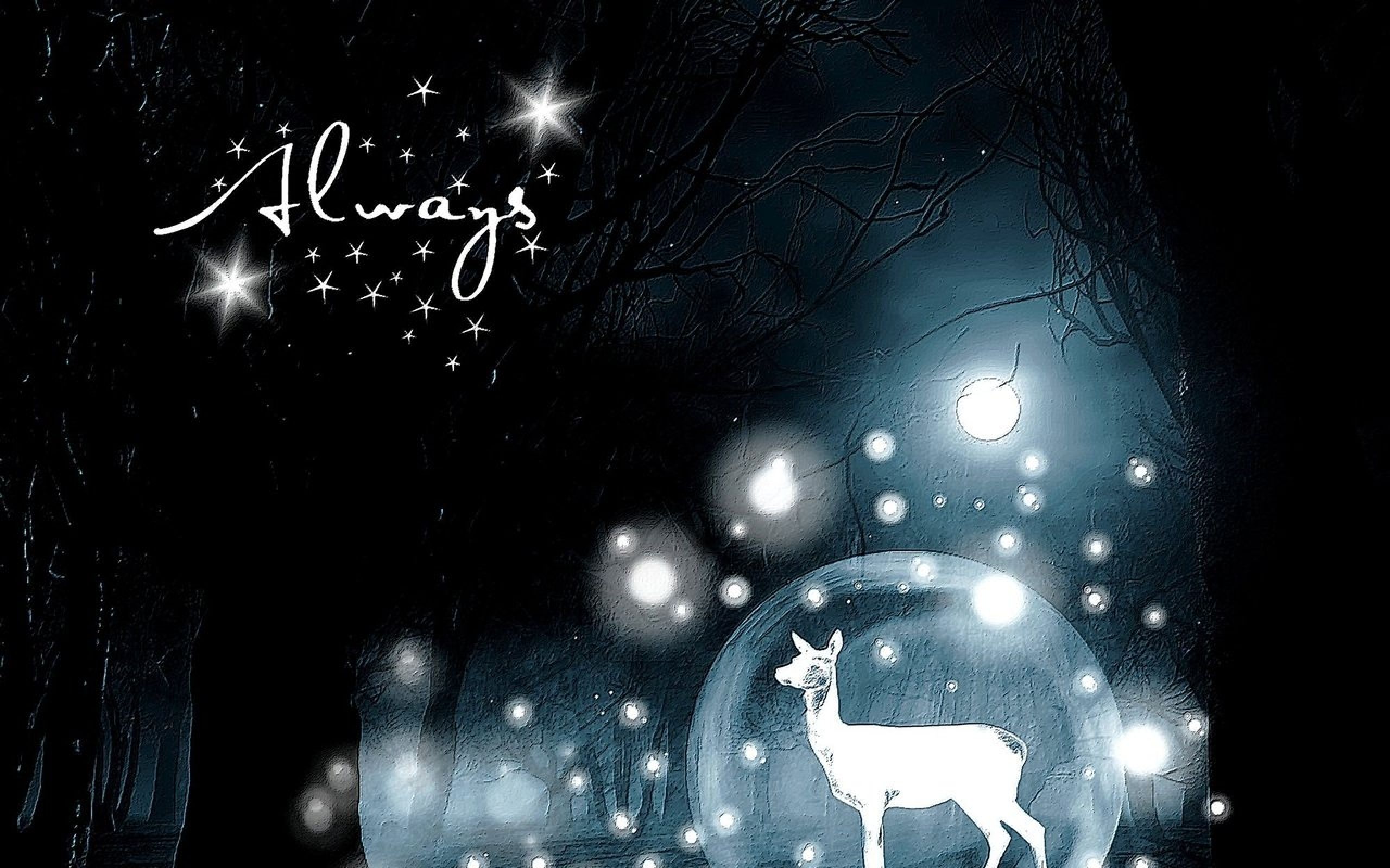 Cerbiatto Patronus Severus Snape, 2560x1600 2K, PC