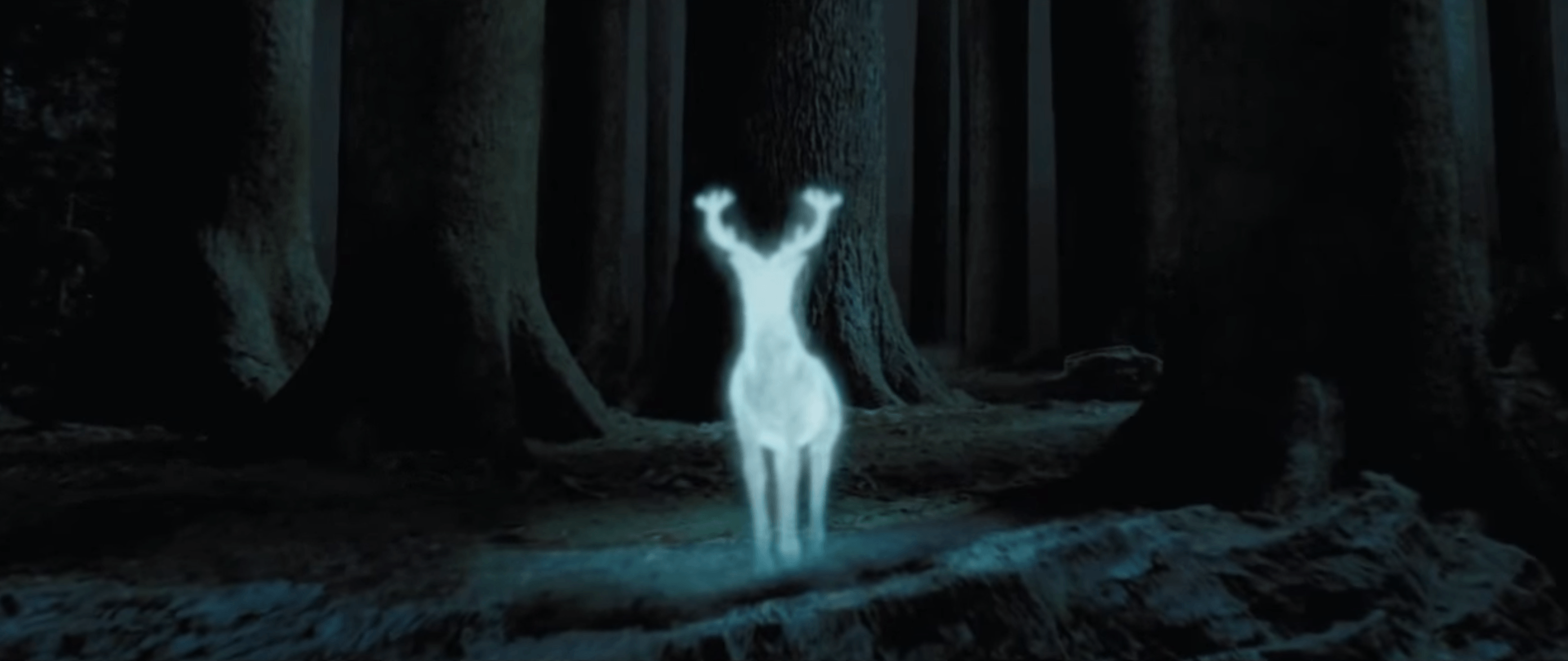 Patronus cervo Harry Potter, 2782x1173 Ultrawide, Dual Monitor