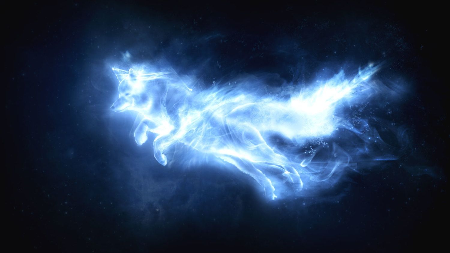 Patronus lupo Harry Potter, mondo magico, 1500x844 HD, Desktop