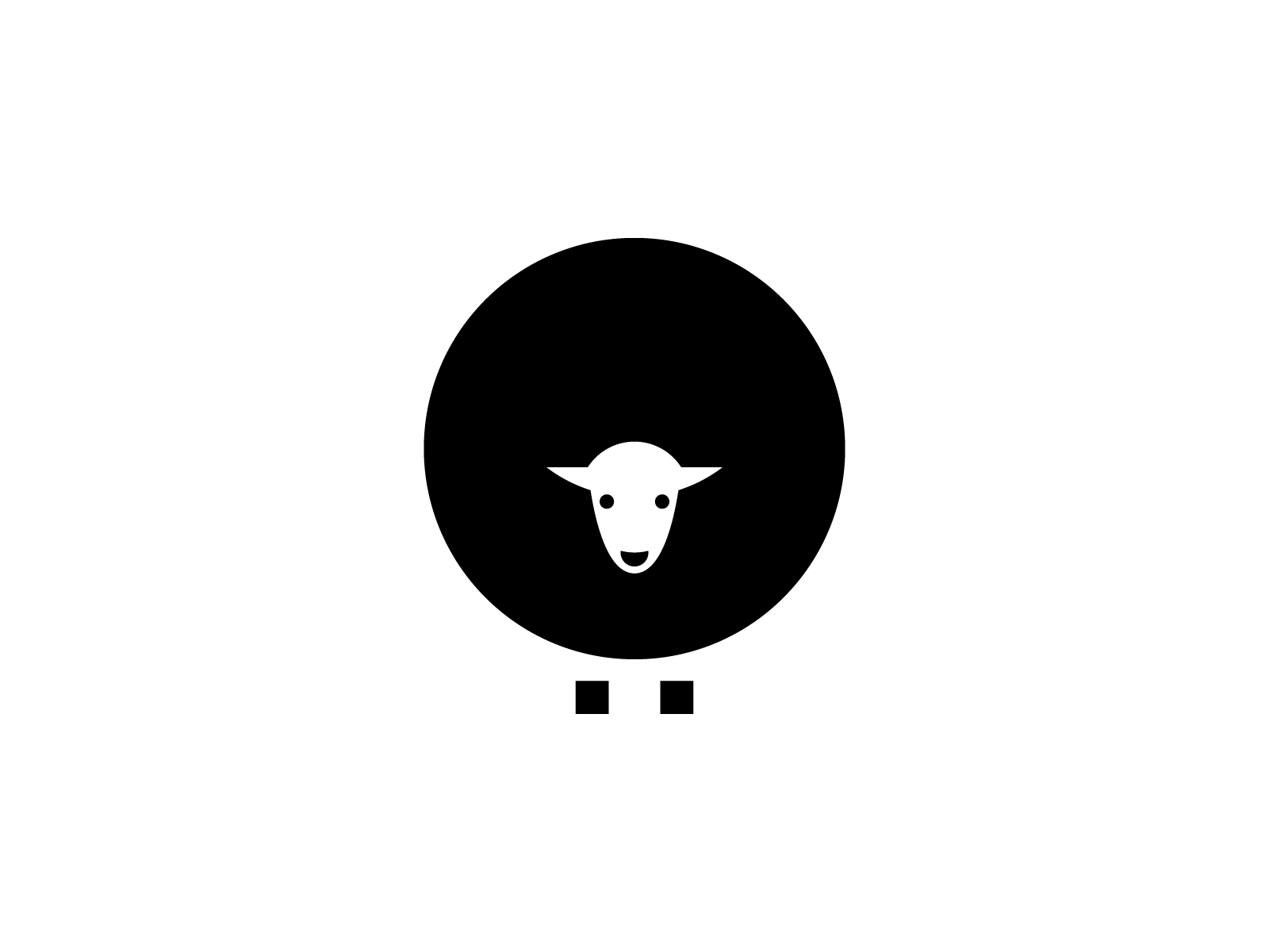 Pecora nera icona minimalista, 1600x1200 900p, HP Laptop
