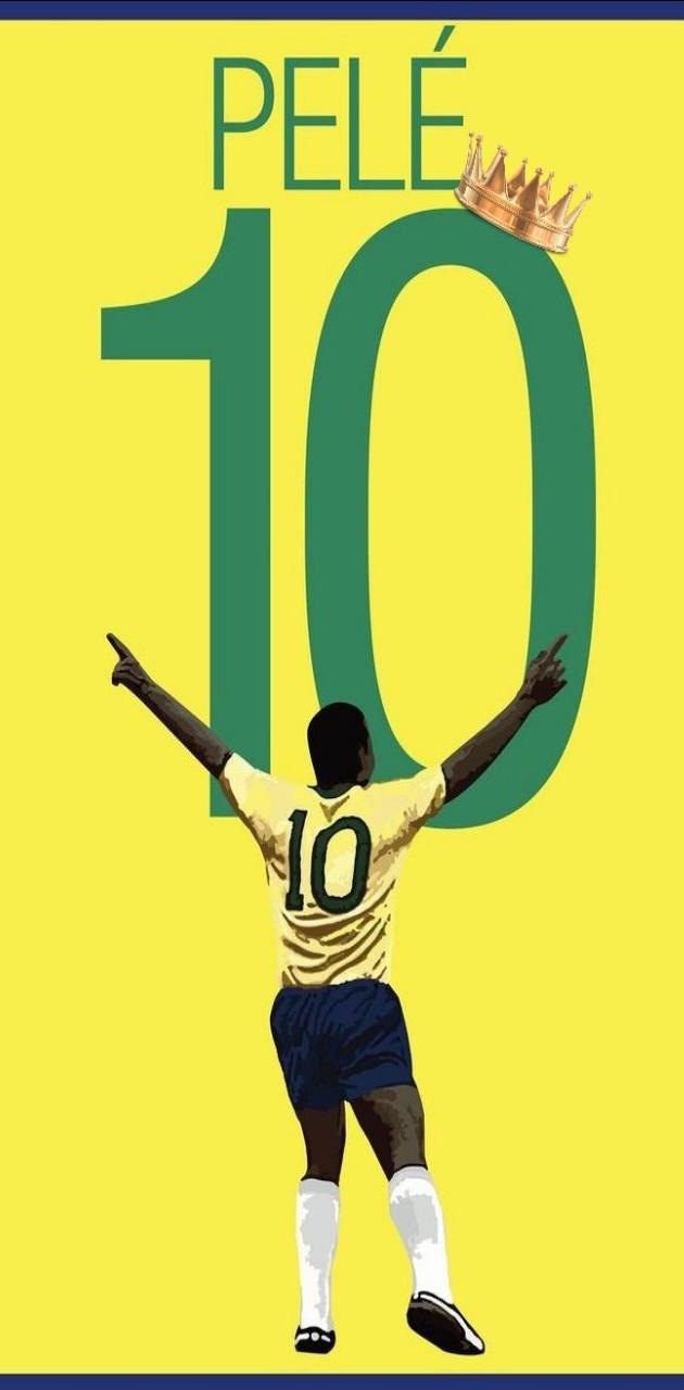 Pelé numero 10 esultanza, 630x1280 Full HD Verticale, iPhone