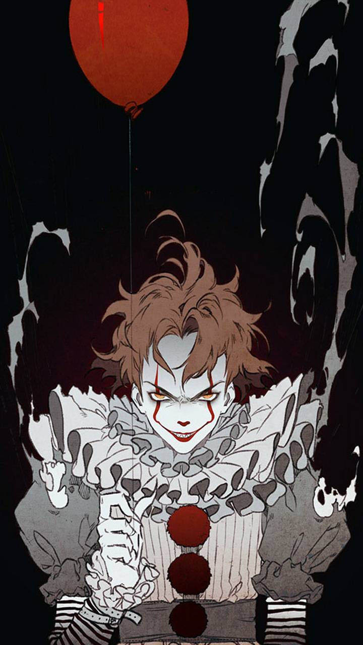 Pennywise pagliaccio palloncino rosso, 720x1280 Full HD Verticale, Smartphone