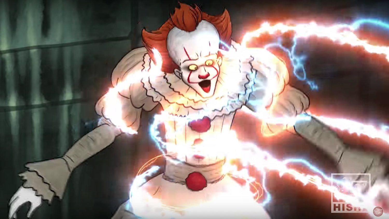 Pennywise clown con fulmini, 1500x844 720p, Laptop