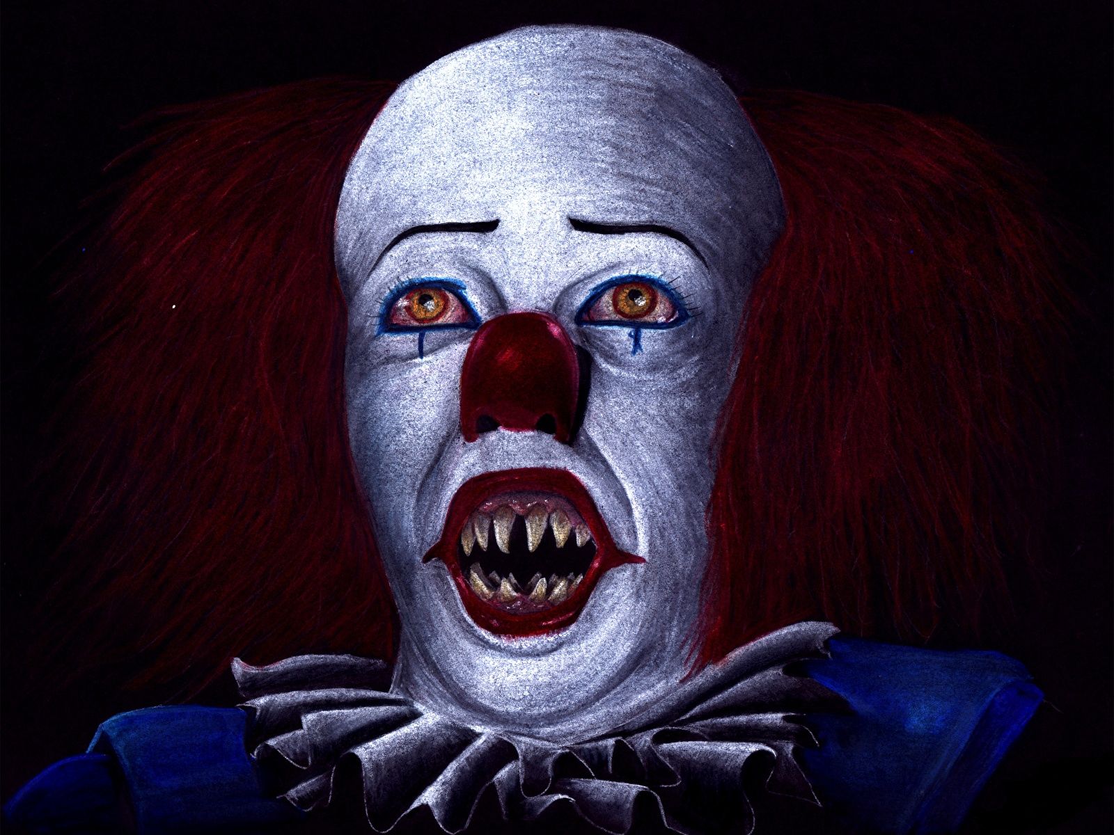 Pennywise clown spaventoso, 1600x1200 HD, Desktop