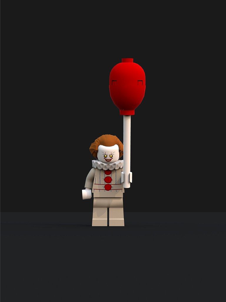 Lego Pennywise con palloncino rosso, 768x1024 Full HD Verticale, Realme