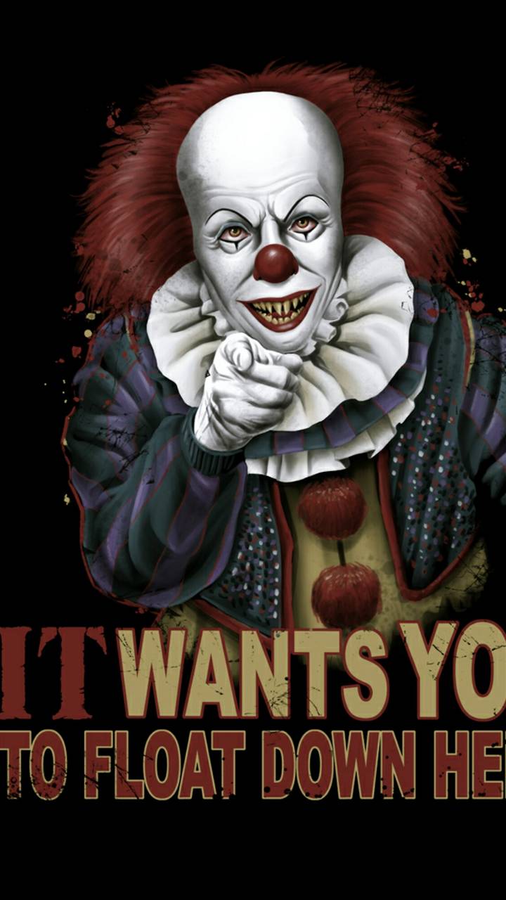 Pennywise clown horror, 720x1280 Full HD Verticale, iPhone