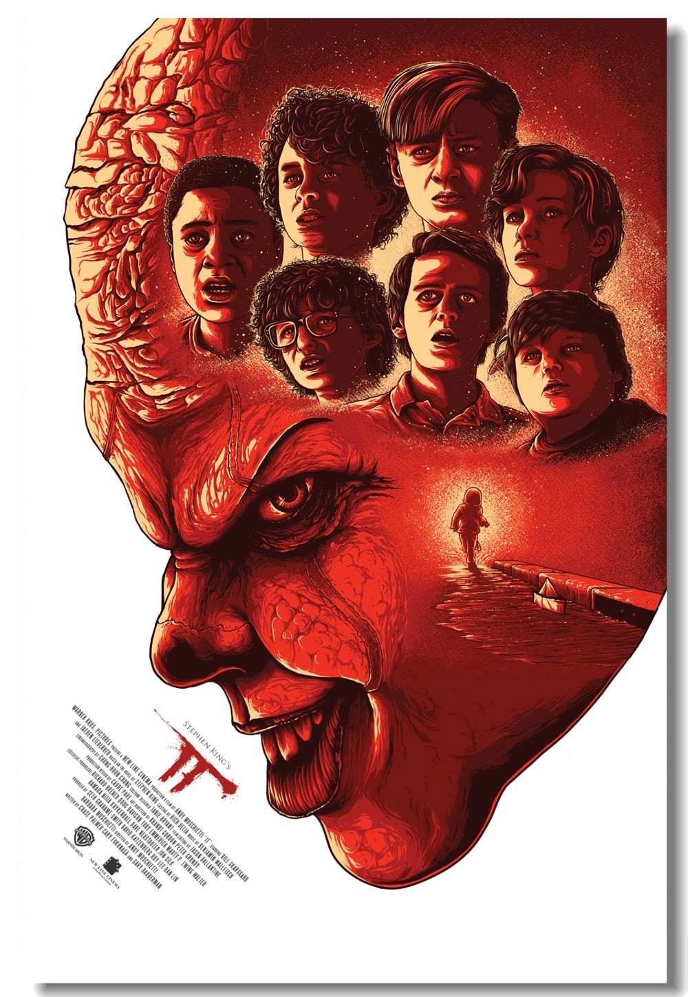 Poster film IT Pennywise, 1000x1449 Verticale, Telefono