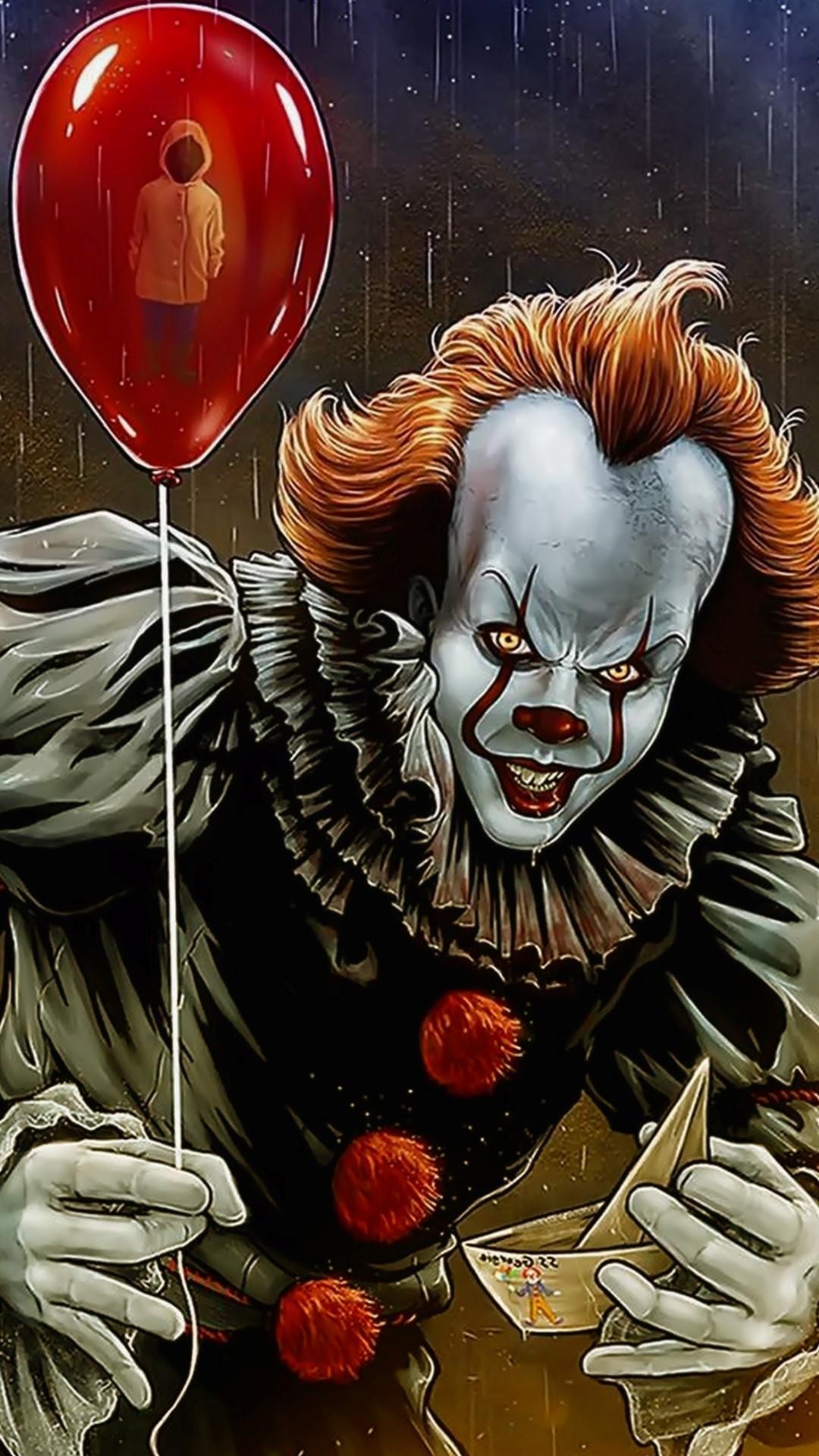 Pennywise clown palloncino rosso, 1080x1920 Full HD Verticale, iPhone