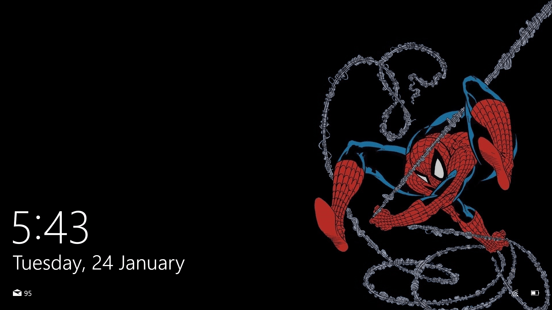 Spiderman disegno sfondo nero, Marvel, 1920x1080 Full HD 1080p, MacBook Pro