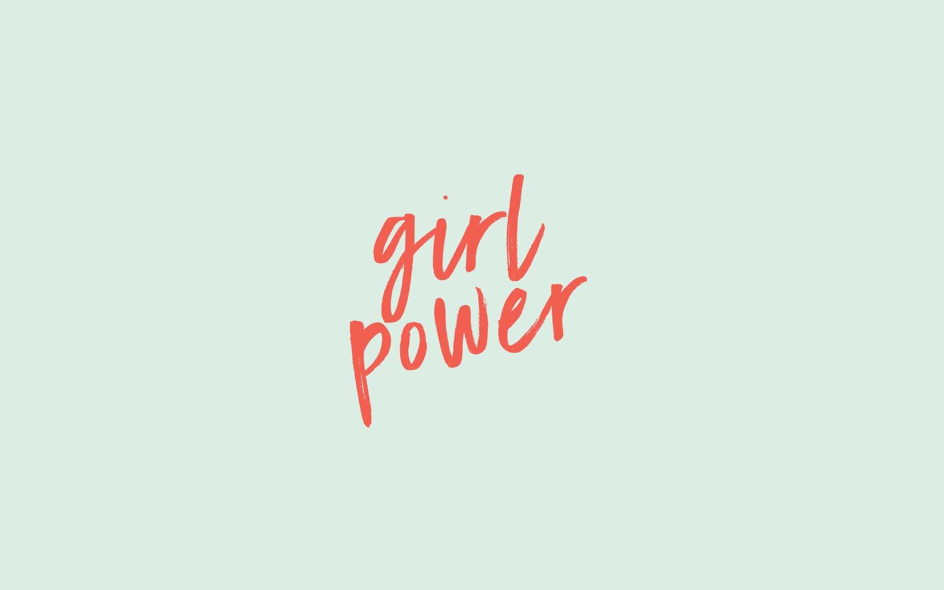 Scritta Girl Power minimalista, 1856x1161 HD Ready, Lenovo Legion
