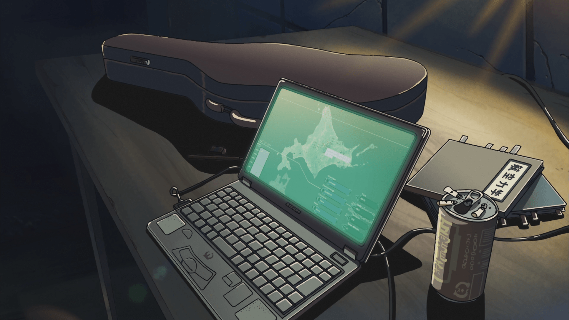 Paesaggio spaziale astratto vaporwave, 1600x900 HD Ready, HP Laptop