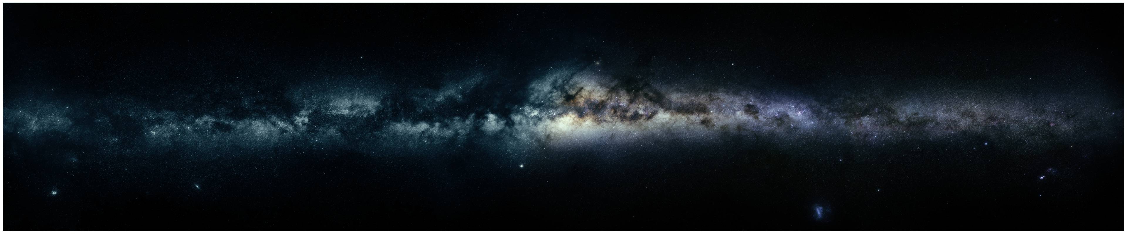 Via Lattea spazio stellato, 3840x800 21:9, Ultrawide