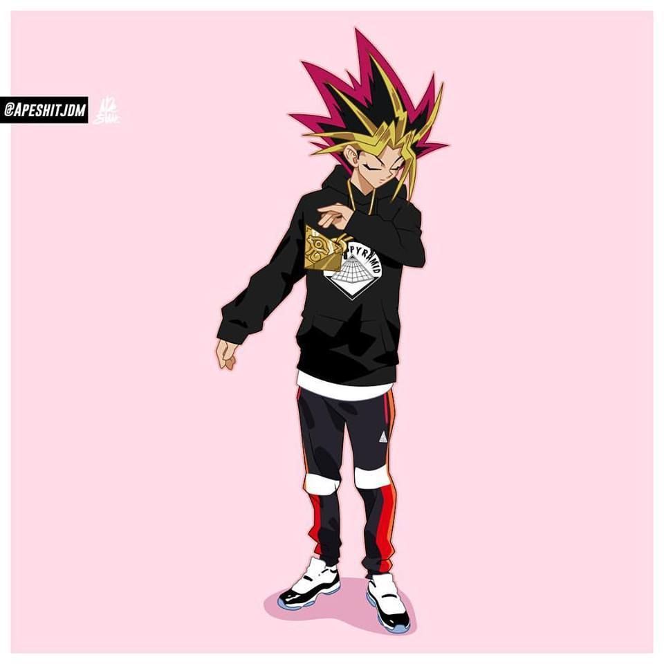 Yugi Muto streetwear Supreme, New York, 960x960 HD, Desktop