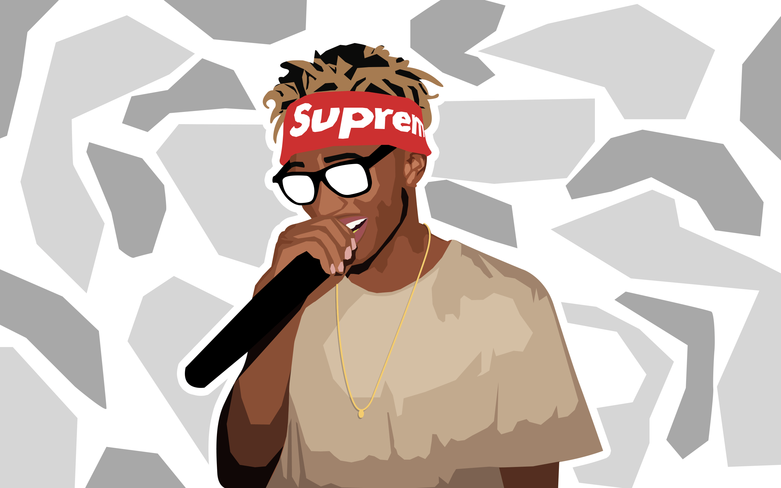 Bart Simpson con Supreme Bape, serie animata, 2000x2000 alta risoluzione, Laptop