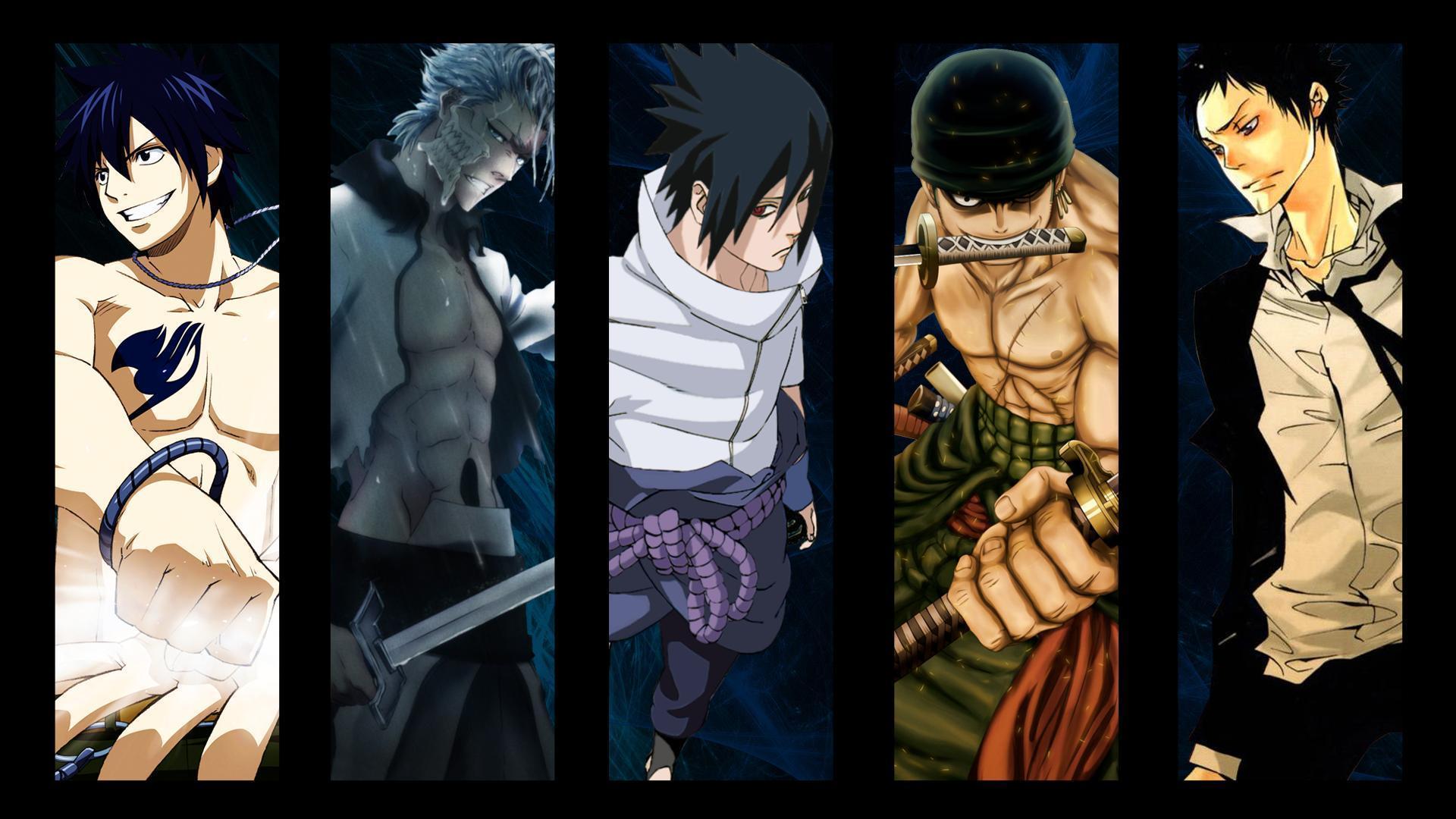 Personaggi anime crossover gruppo, 5000x3000 UHD, PC 4K