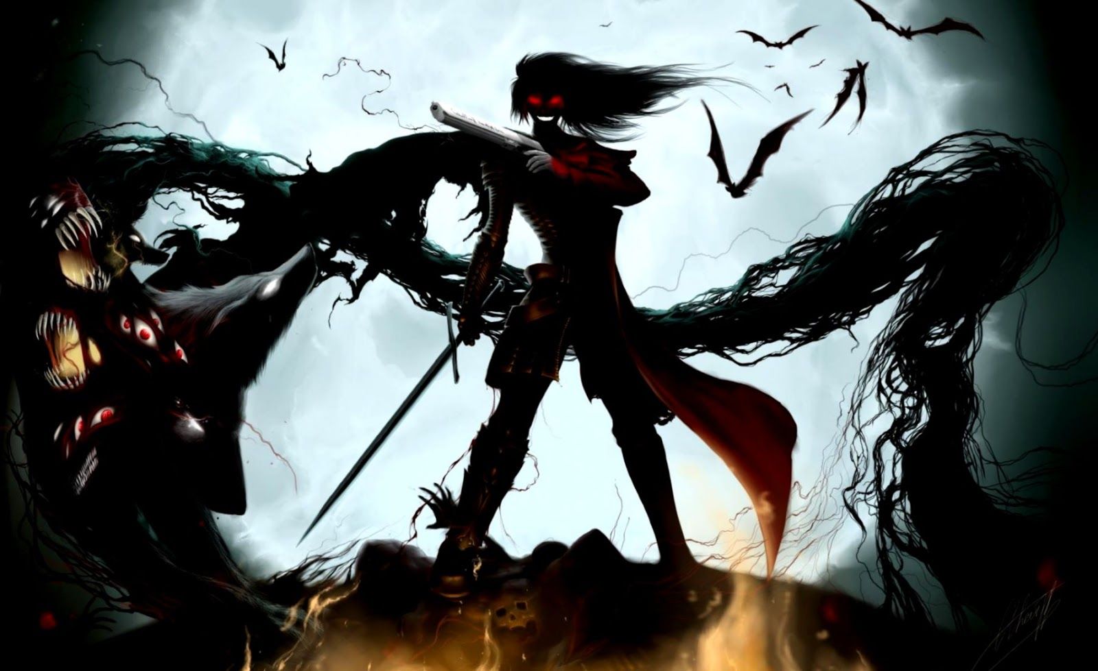 Personaggio anime spada oscura, 1600x979 900p, Desktop