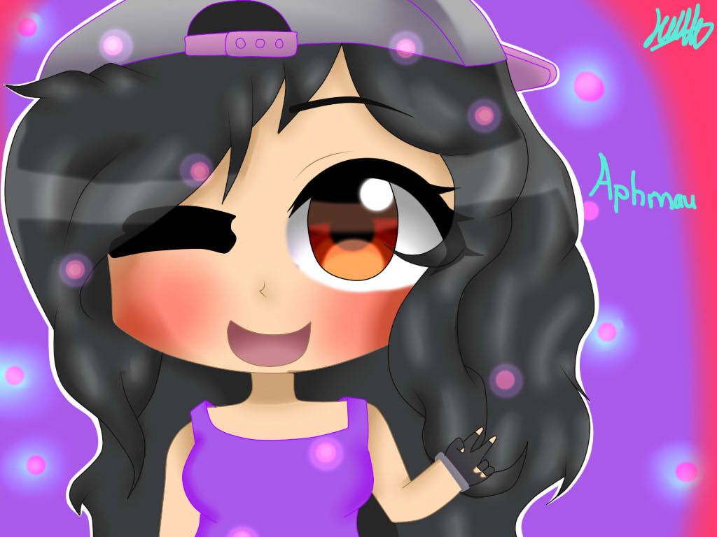 Aphmau personaggio anime viola, 1024x768 HD, Desktop