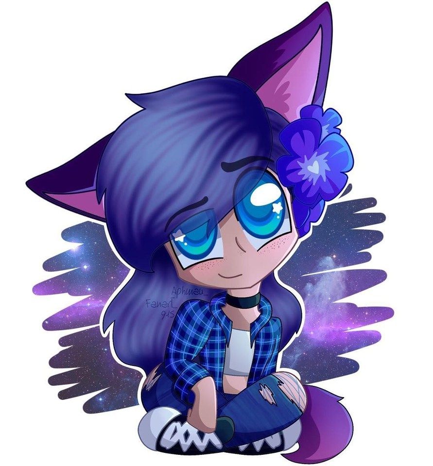 Aphmau personaggio chibi gatto, 891x960 Full HD Verticale, Smartphone