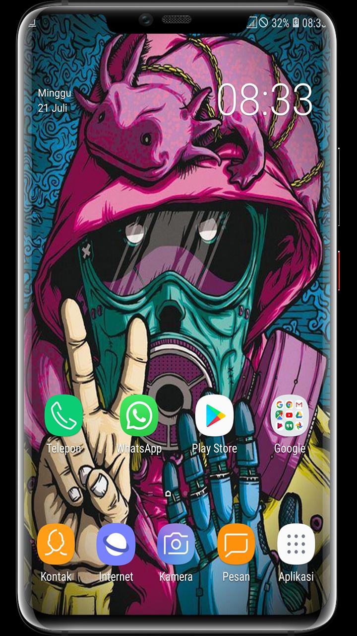 Personaggio Splatoon stile rapper, 1000x1257 Verticale, Telefono