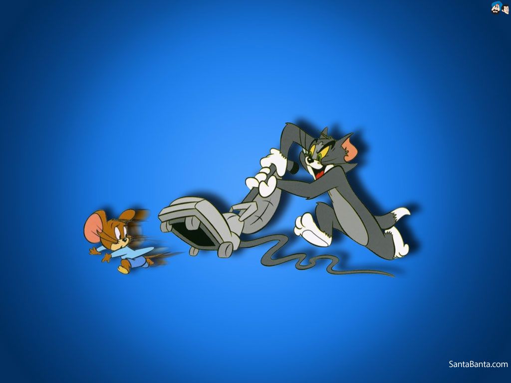 Tom e Jerry telefono, cartone, 1024x768 HD, Desktop