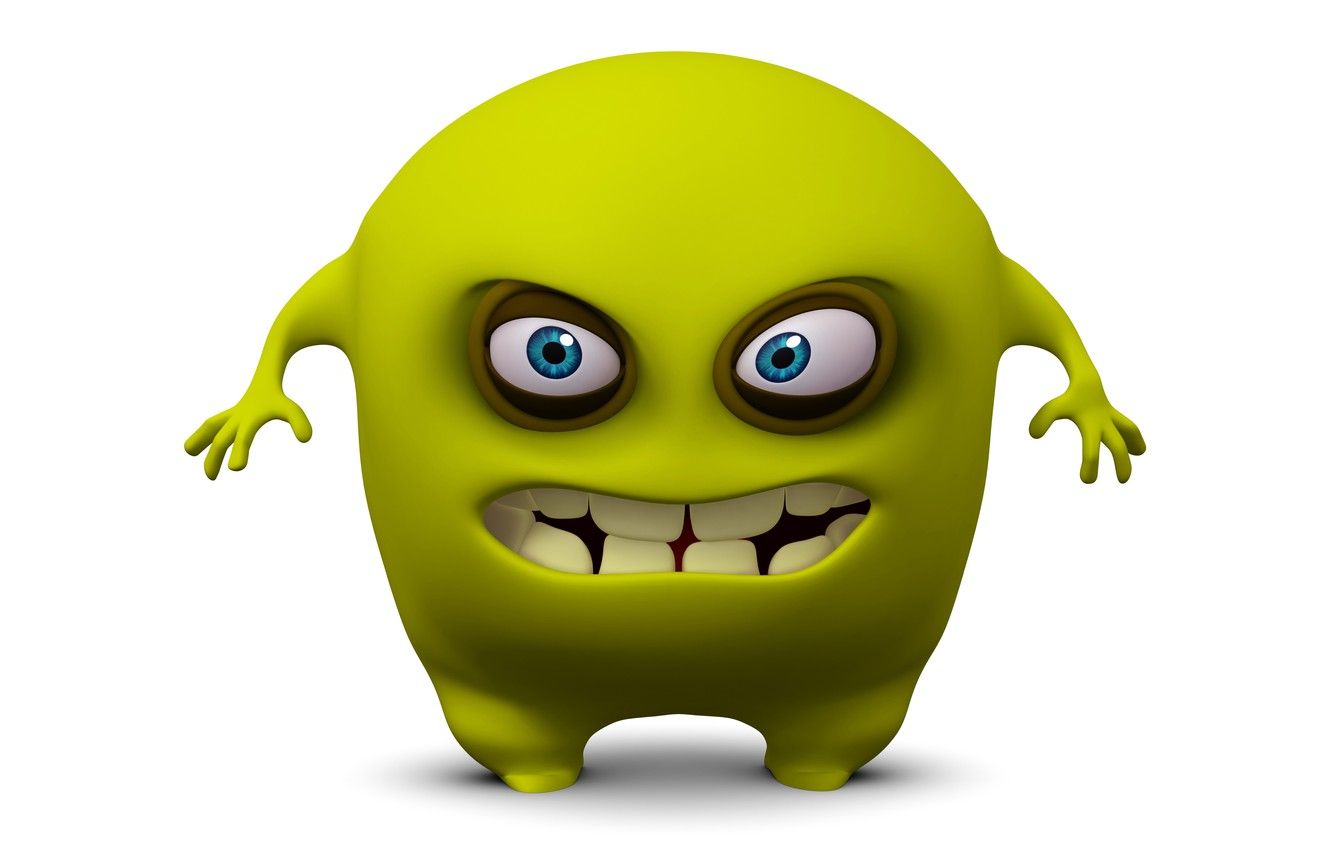 mostro verde cartone animato, 1332x850 HD, ROG Asus Laptop