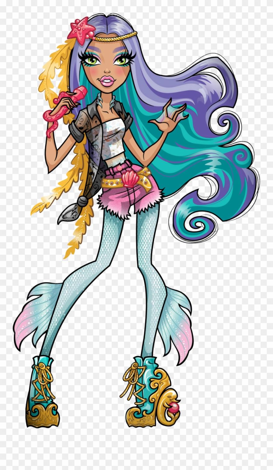 Monster High personaggio sirena, 880x1513 Full HD Verticale, Smartphone