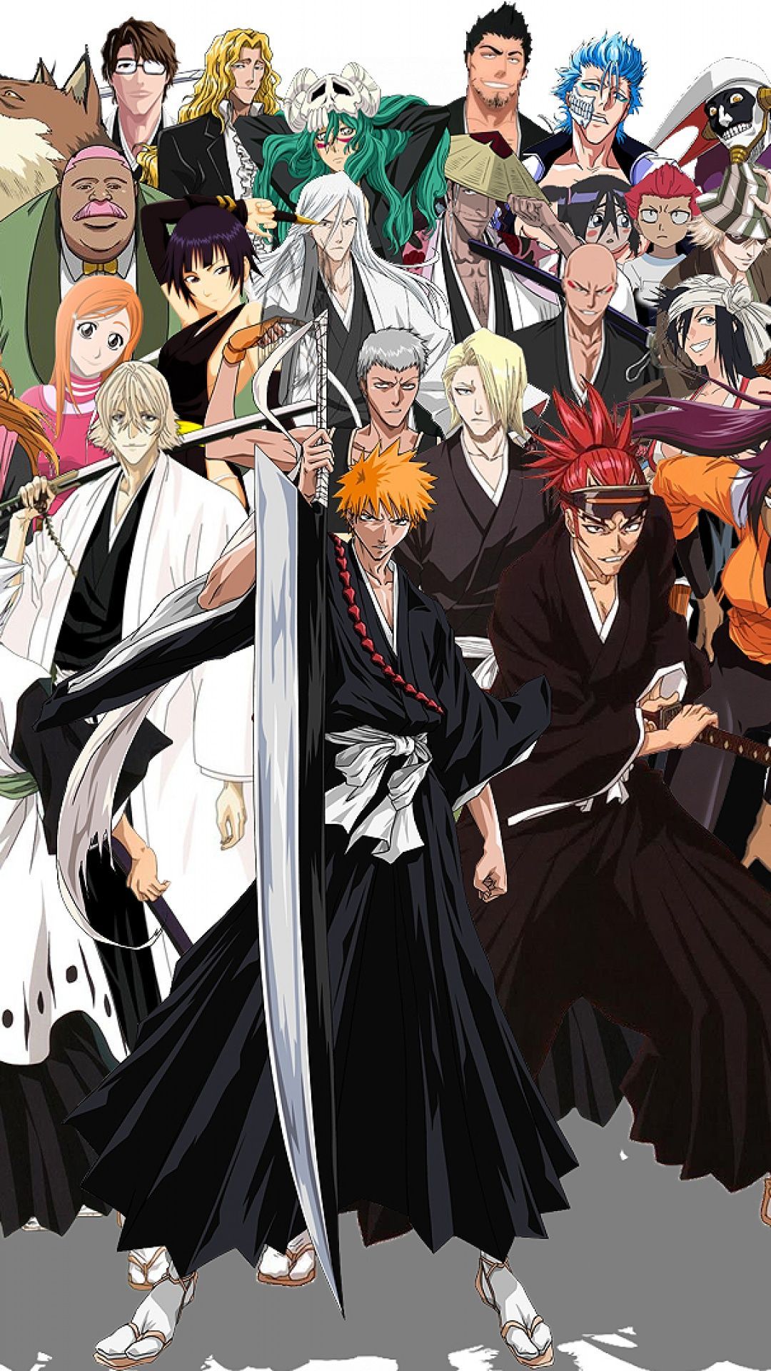 Personaggi anime Bleach gruppo, 1080x1920 Full HD Verticale, Samsung Galaxy