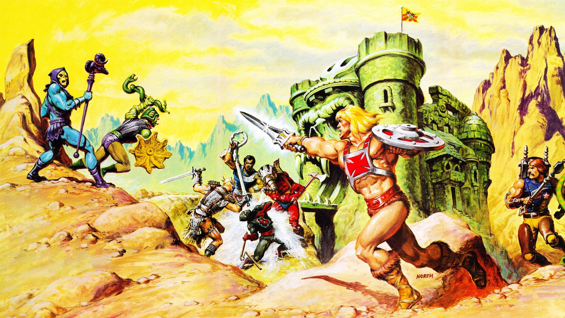 Castello Grayskull He-Man, 1280x1024 HD, Desktop