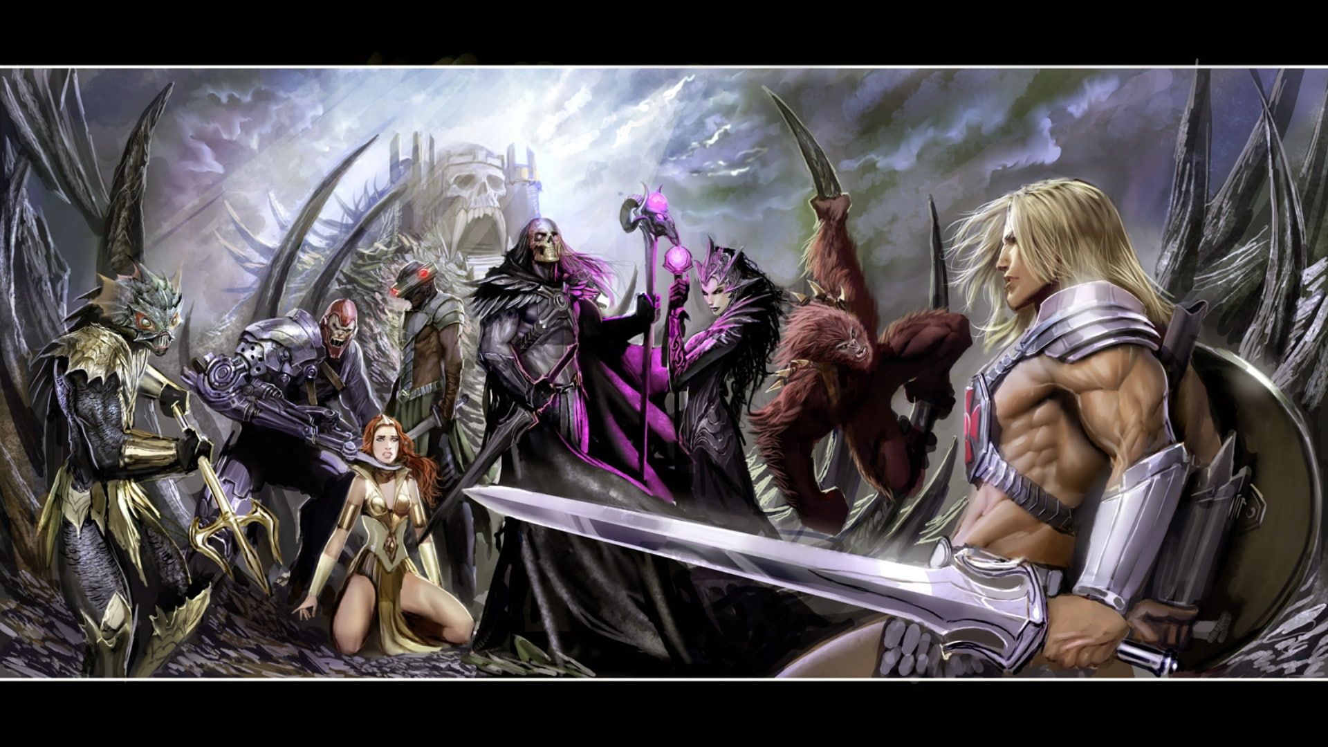 Skeletor e Panthor He-Man, 1920x1080 Full HD, Laptop