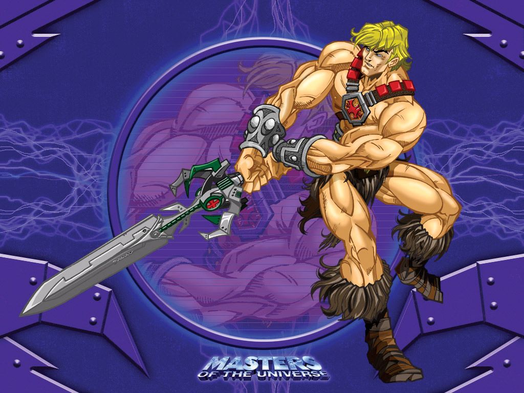 He-Man con spada, viola, 1024x768 HD, Desktop