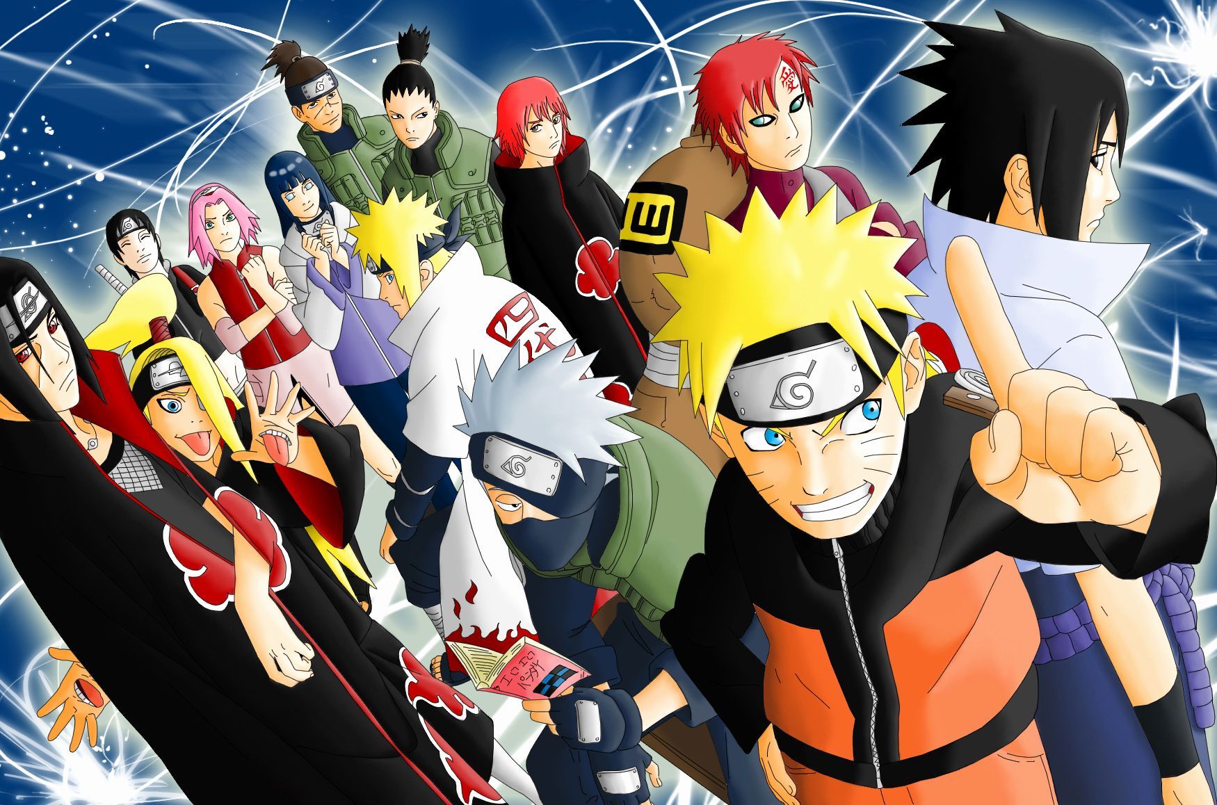 Personaggi Naruto Shippuden gruppo, 1750x1158 HD Ready, iMac