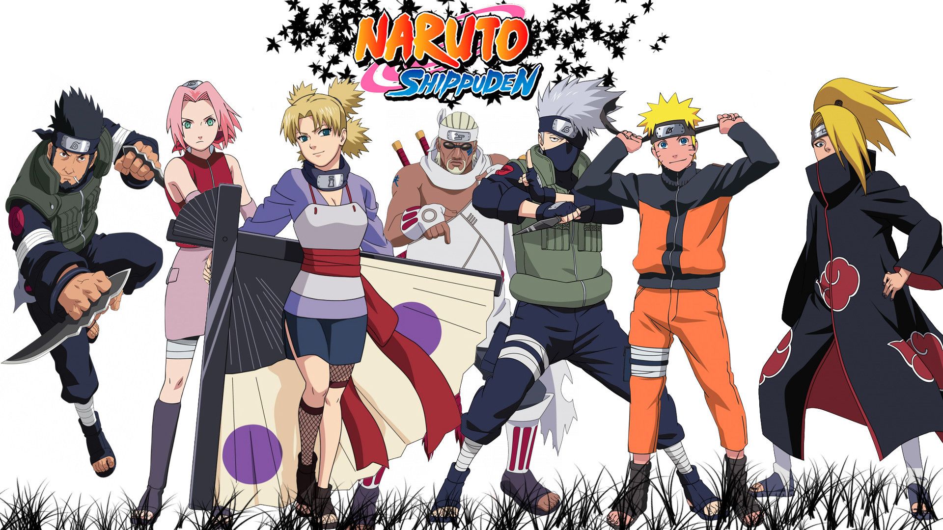 Personaggi Naruto Shippuden gruppo, 1920x1080 Full HD, Laptop