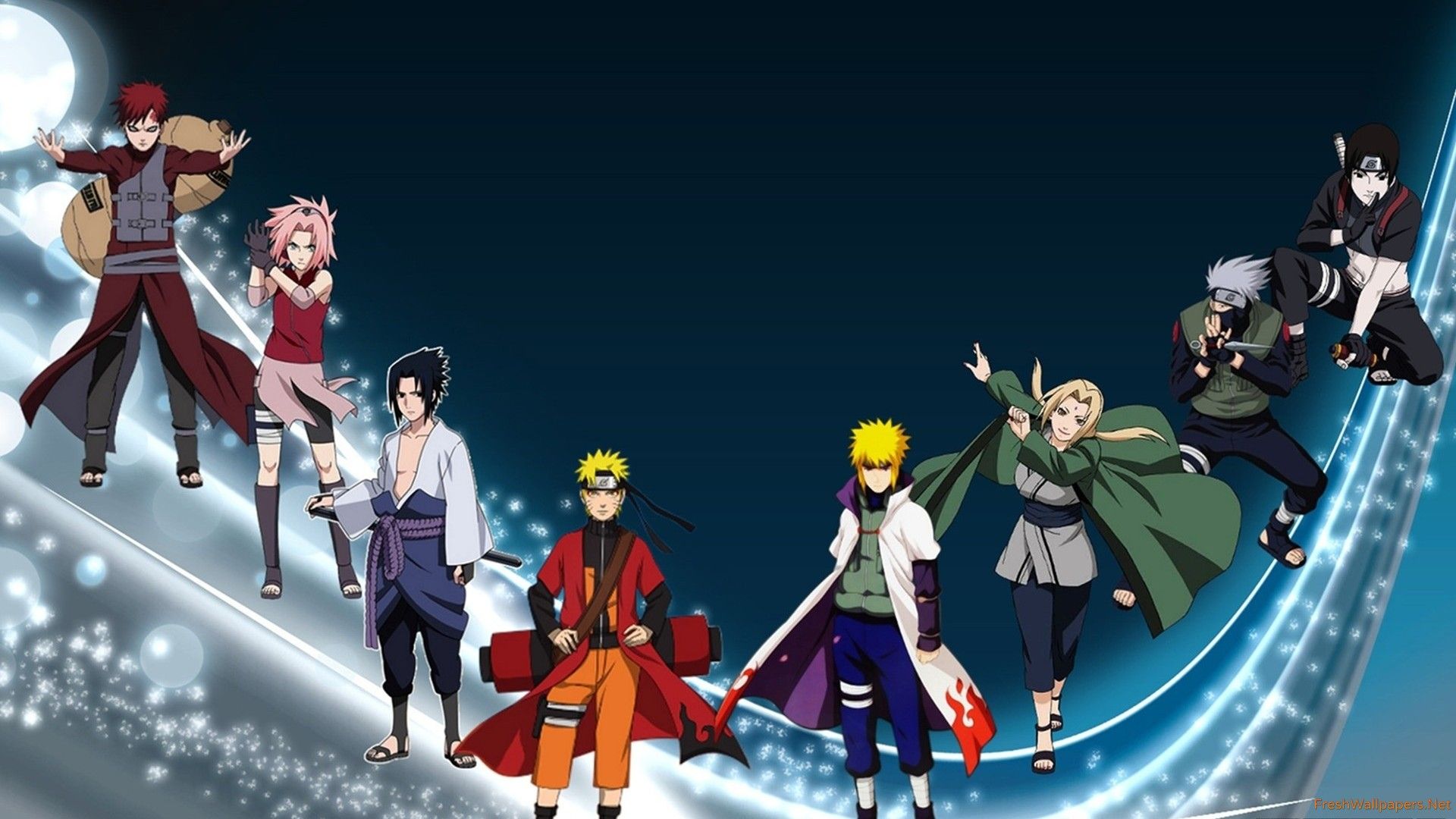 Personaggi Naruto Shippuden gruppo, 1920x1080 Full HD 1080p, PC